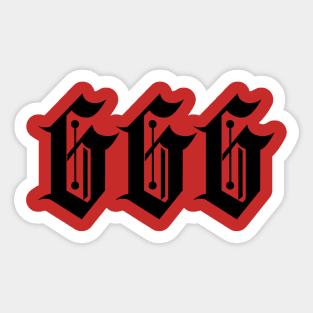 666 Sticker